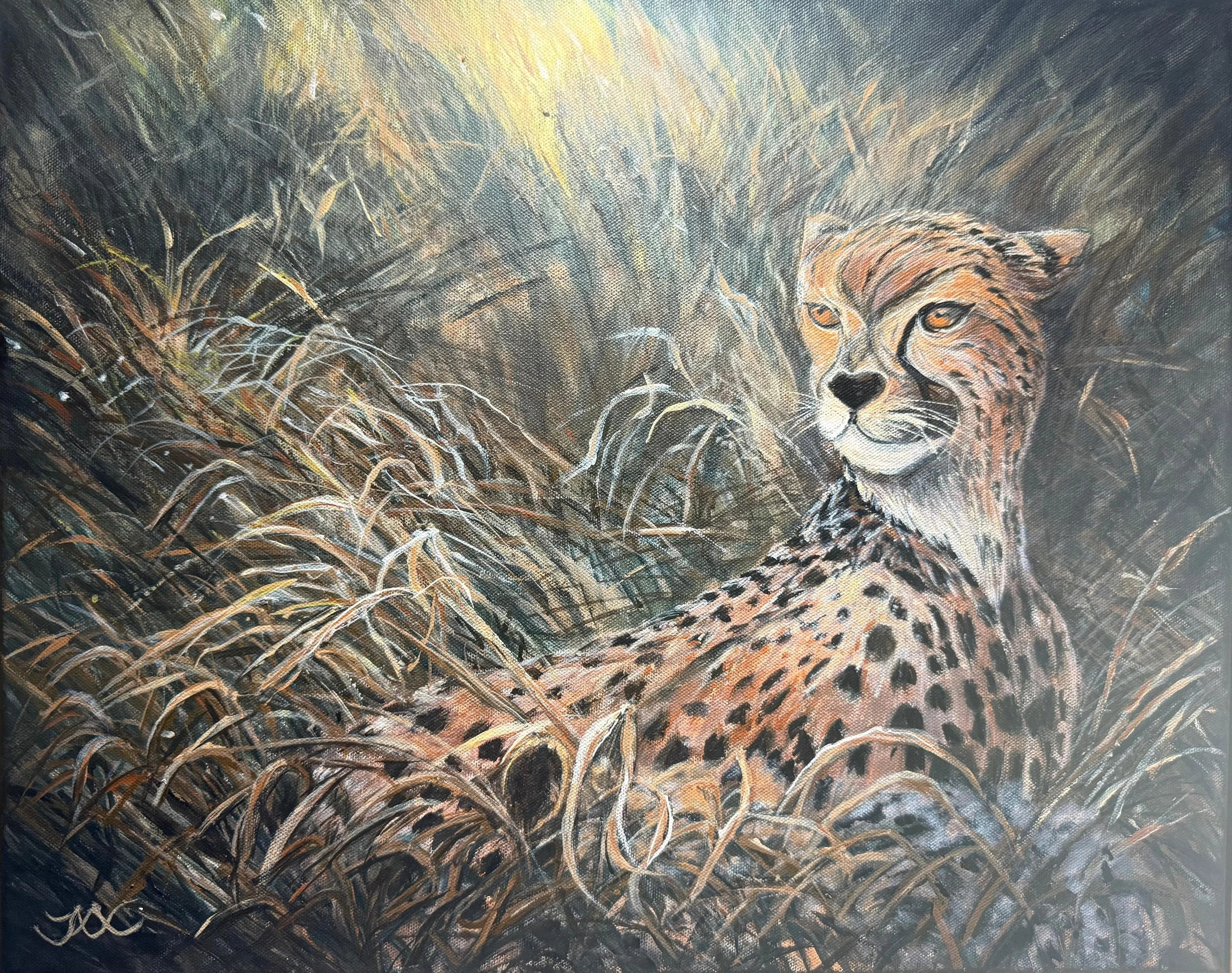 Jax Kwok, Orca IV, Acrylic, 20x16x2in — JAX KWOK ART ATELIER